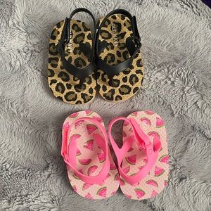 Old Navy baby flip flops
